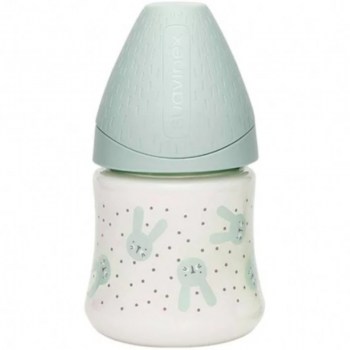 suavinex biberon premium tetina silicona 3 posiciones 150 ml